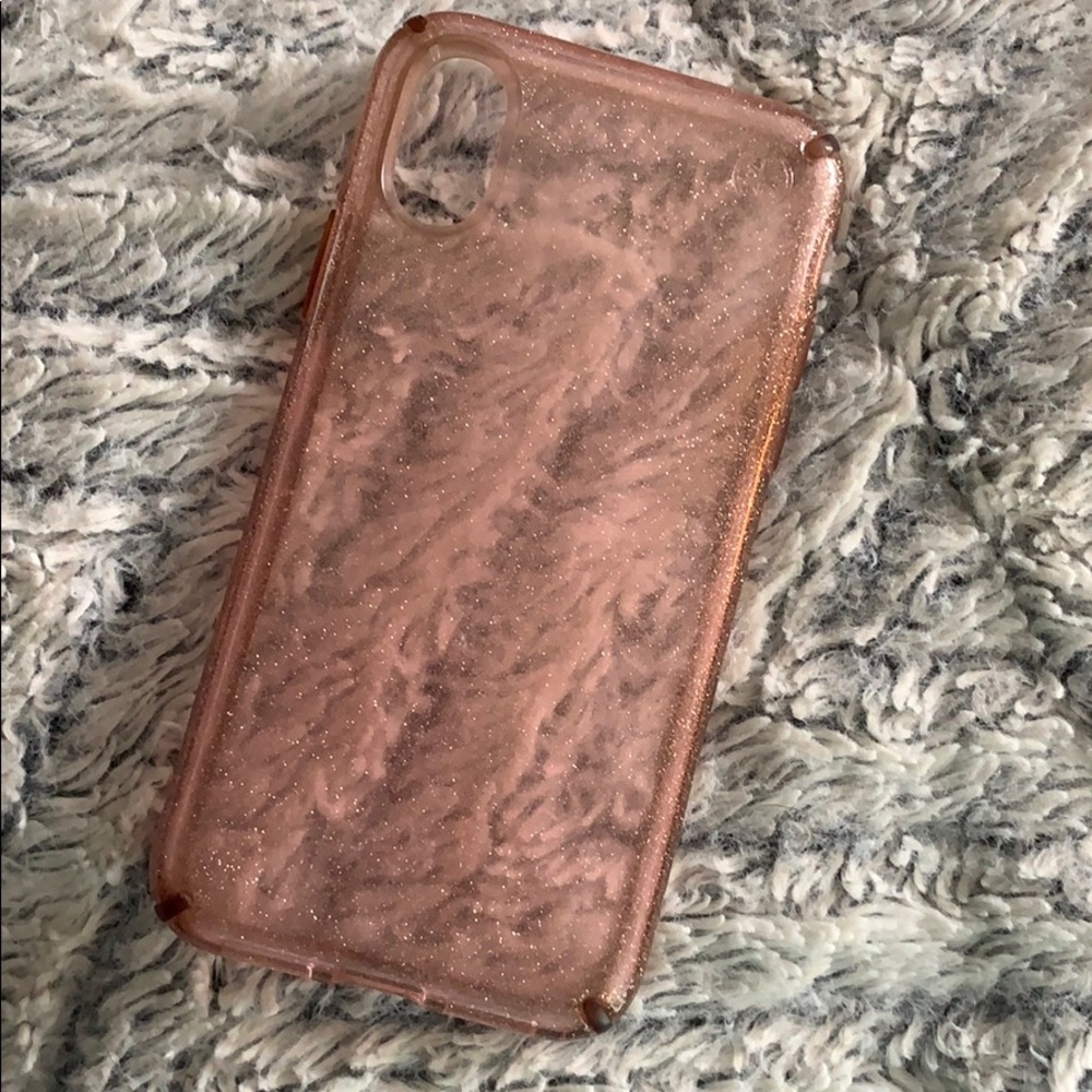 iPhone X speck glitter case